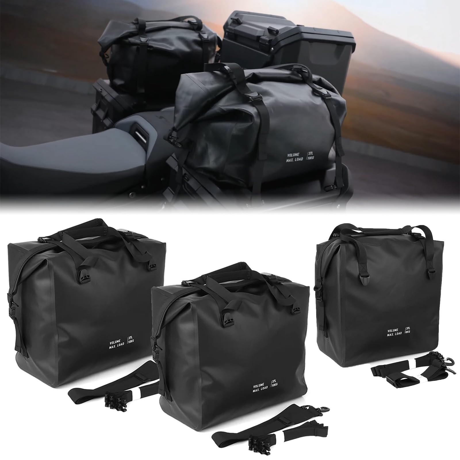 Photo 1 of FWXEOZ For BMW R1200GS R1250GS R 1300 GS ADV R1300GS Adventure Motorcycle Accessories Aluminium Case Liner Bag Baggage Box Saddlebag Bags Luggage Inner Bag 37L Volume Big Waterproof Storage Bags