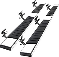 Vista 1 de COMNOVA - Estribos de 6 pulgadas para Dodge Ram 1500 Crew Cab 2019-2026, nuevo estilo de carrocería (exc. Ram 2500/3500/Classic), escalones Acero