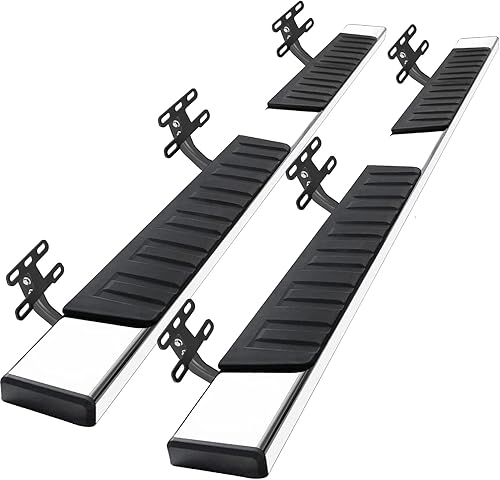 COMNOVA - Estribos de 6 pulgadas para Dodge Ram 1500 Crew Cab 2019-2026, nuevo estilo de carrocería (exc. Ram 2500/3500/Classic), escalones Acero