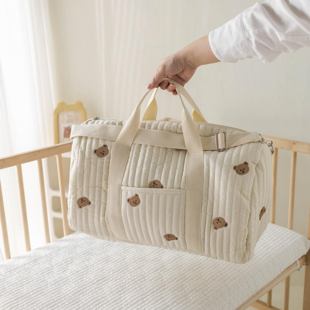 Mom Duffle Tote Bag (Cherry,48 * 24 * 28CM)