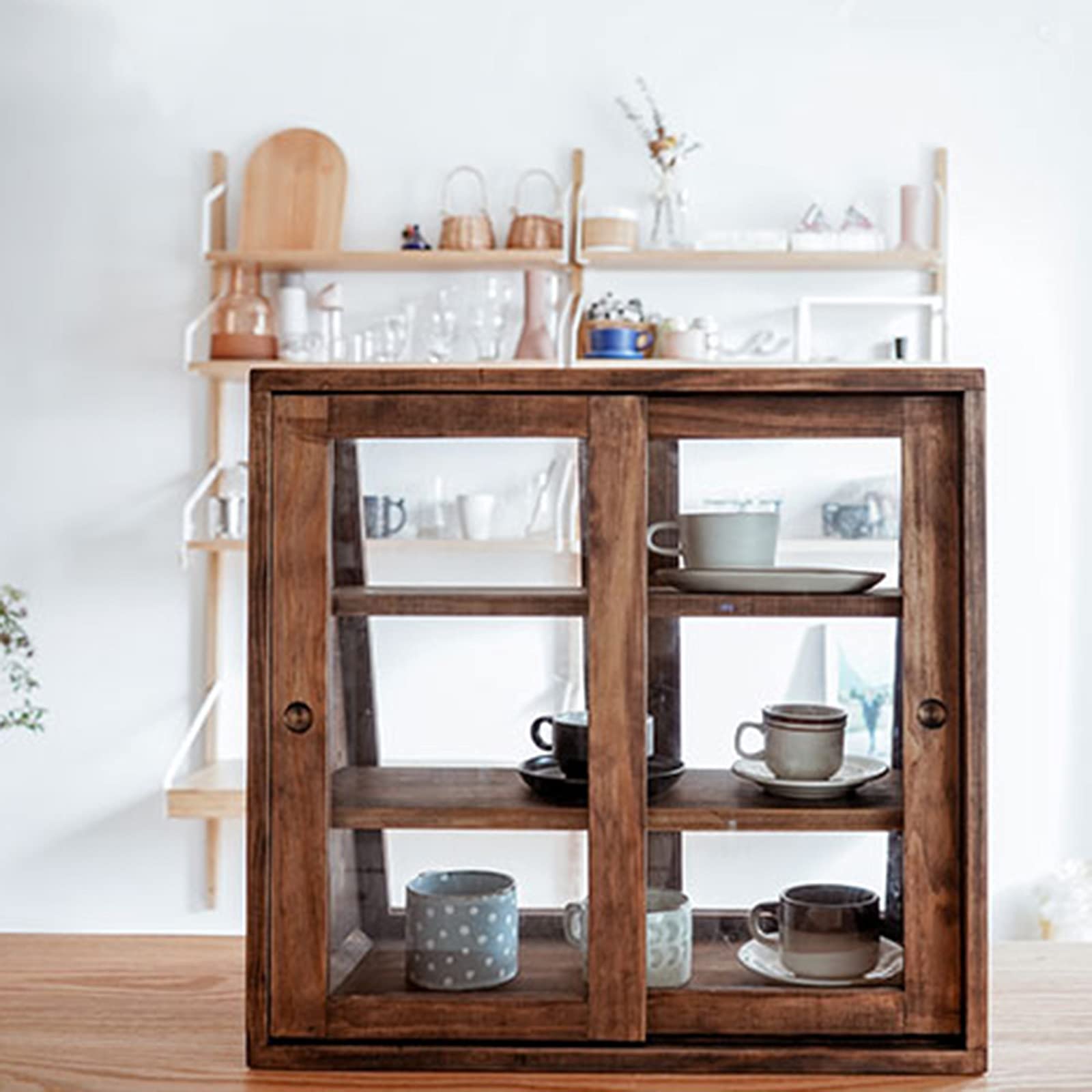 Große 3-lagige Brotbox mit transparenten Fenstern, Brotaufbewahrungsbehälter für Geschirr und Lebensmittel-Restaurant-Vitrine