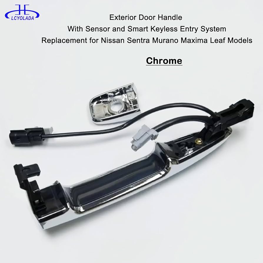 Amazon.com: Lcyolada 806469N00A Chrome Door Handle Front Left Amazon.com: Lcyolada 806469N00A Chrome Door Handle Front Left