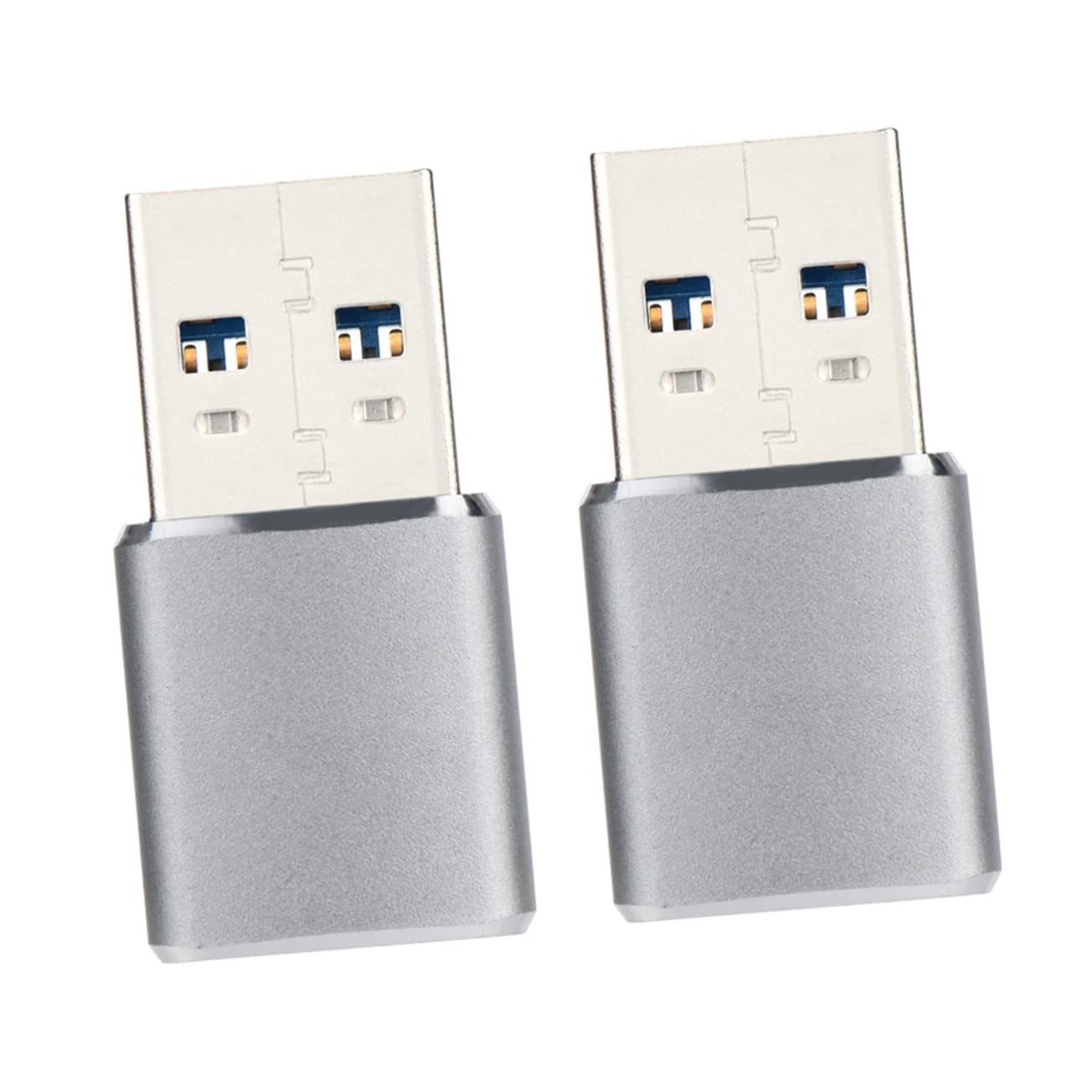 minkissy 2pcs Micro Sd Reader Miniature Case Wireless Adapter Usb Wifi Dongle Memory Card Adapter Usb Adapter Sd Reader Usb 5 Gpbs Micro Card Reader Tf Reader Sd Card Reader Aluminum Alloy