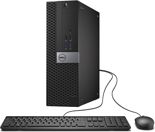 Dell OptiPlex 5050-SFF Intel Core i5-7500 3,4 GHz, 16 GB de RAM, 256 GB M.2-NVMe, Windows 10 Pro 64 bits, DVDRW (renovado)
