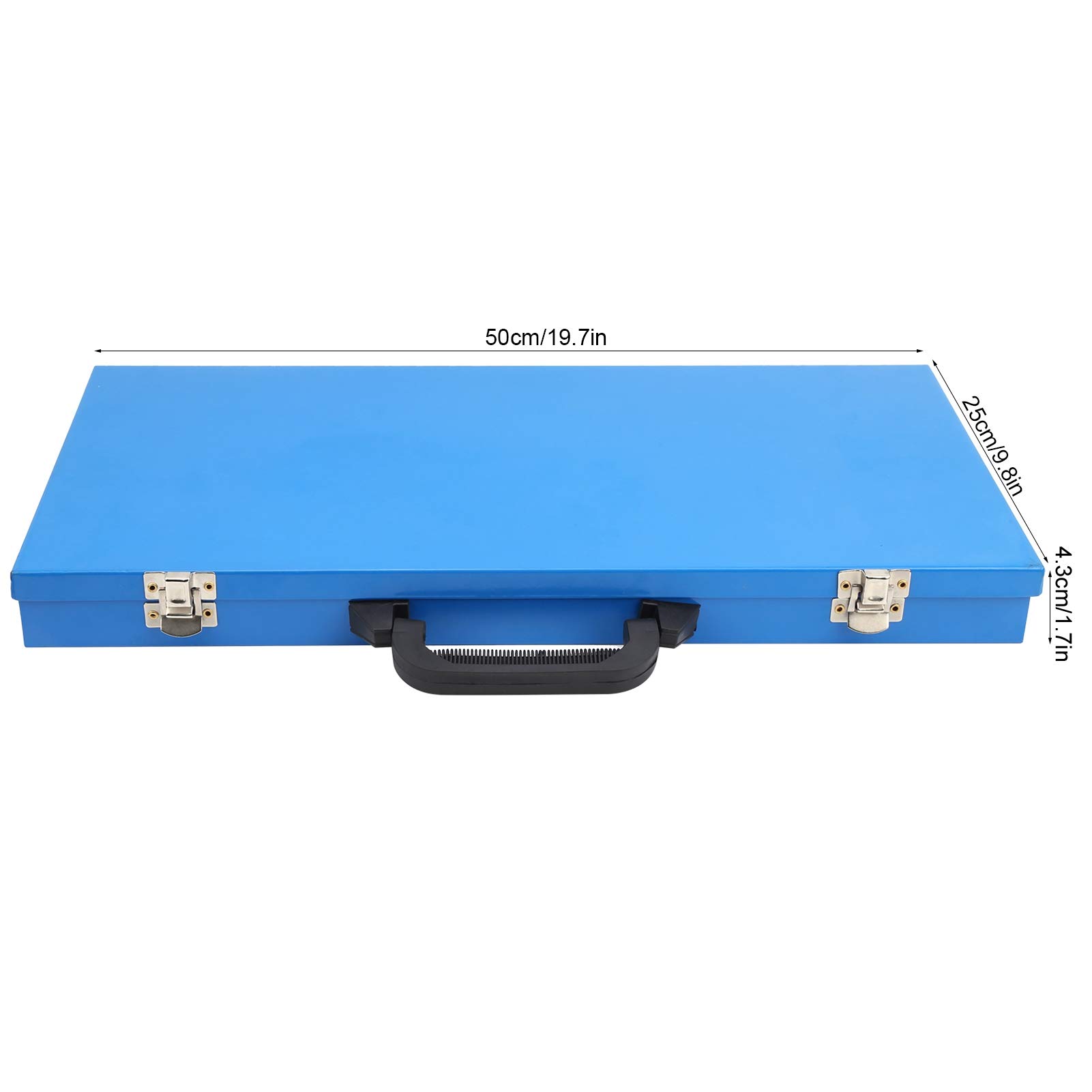 Wakects - Juego de brocas metálicas HSS, 230 piezas, juego de brocas métricas con caja de broca helicoidal de acero rápido para hierro aluminio, madera de plástico, 118 ° punto de división