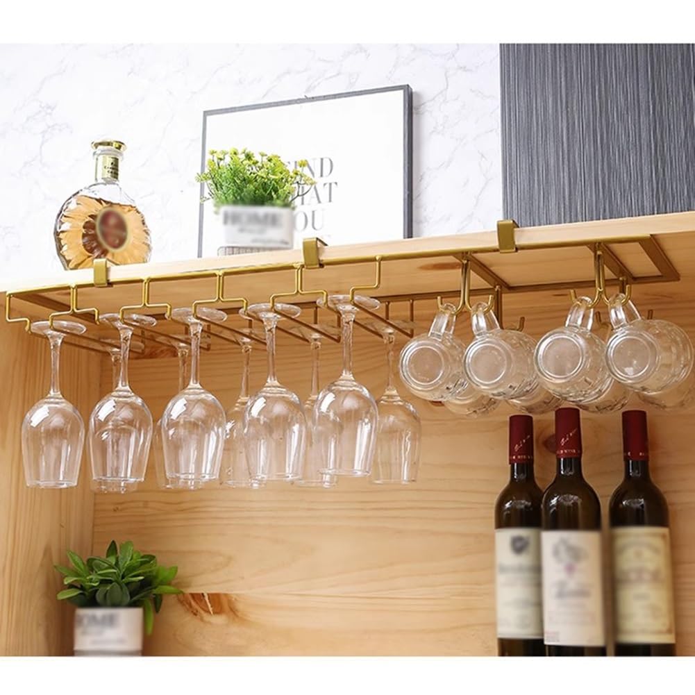 Portabicchieri Da Vino Primst Sotto Mobile - 2 Ripiani Nero, Per