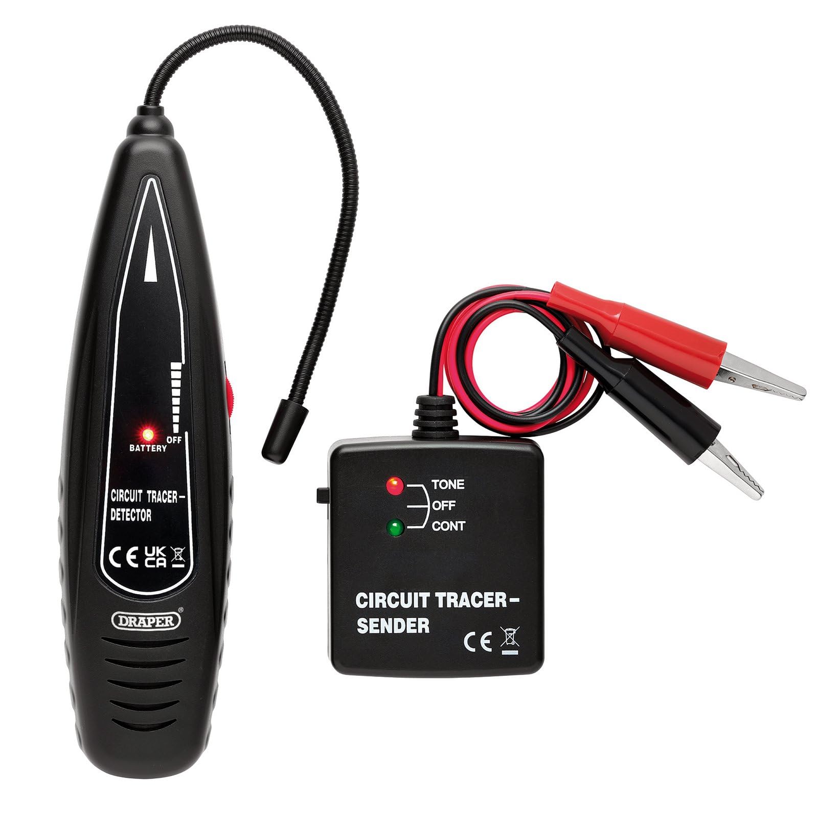 Draper 24702 6-42V Circuit Tracer and Detector, Black, 1 - Image 2