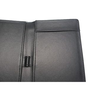 Beavorty Pu Leather Guest Check Presenter with Pen Clip and Credit Holders for Restaurants Bars Ktv Salon Compact Menu Folder 9X6 Inches