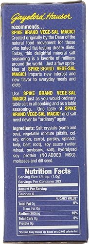 Miniatura 4 de Condimentero sazonador de hortalizas VEGESAL, espiga natural, original, 10 onzas