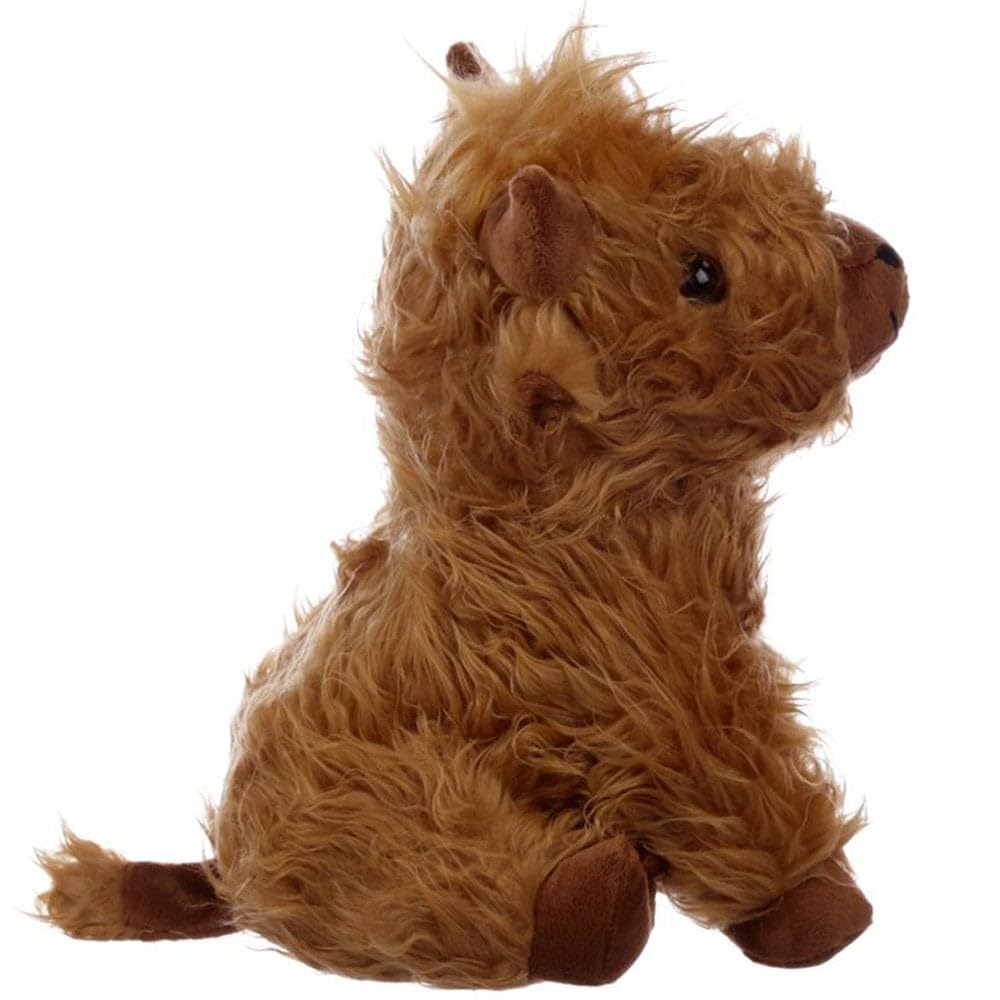 Puckator Highland Coo Plush Cow Door Stop, Door Stop Stoppers Stops Indoors, Door-Stops Wedge Stoper, Accessories, Peel Stop - Image 3