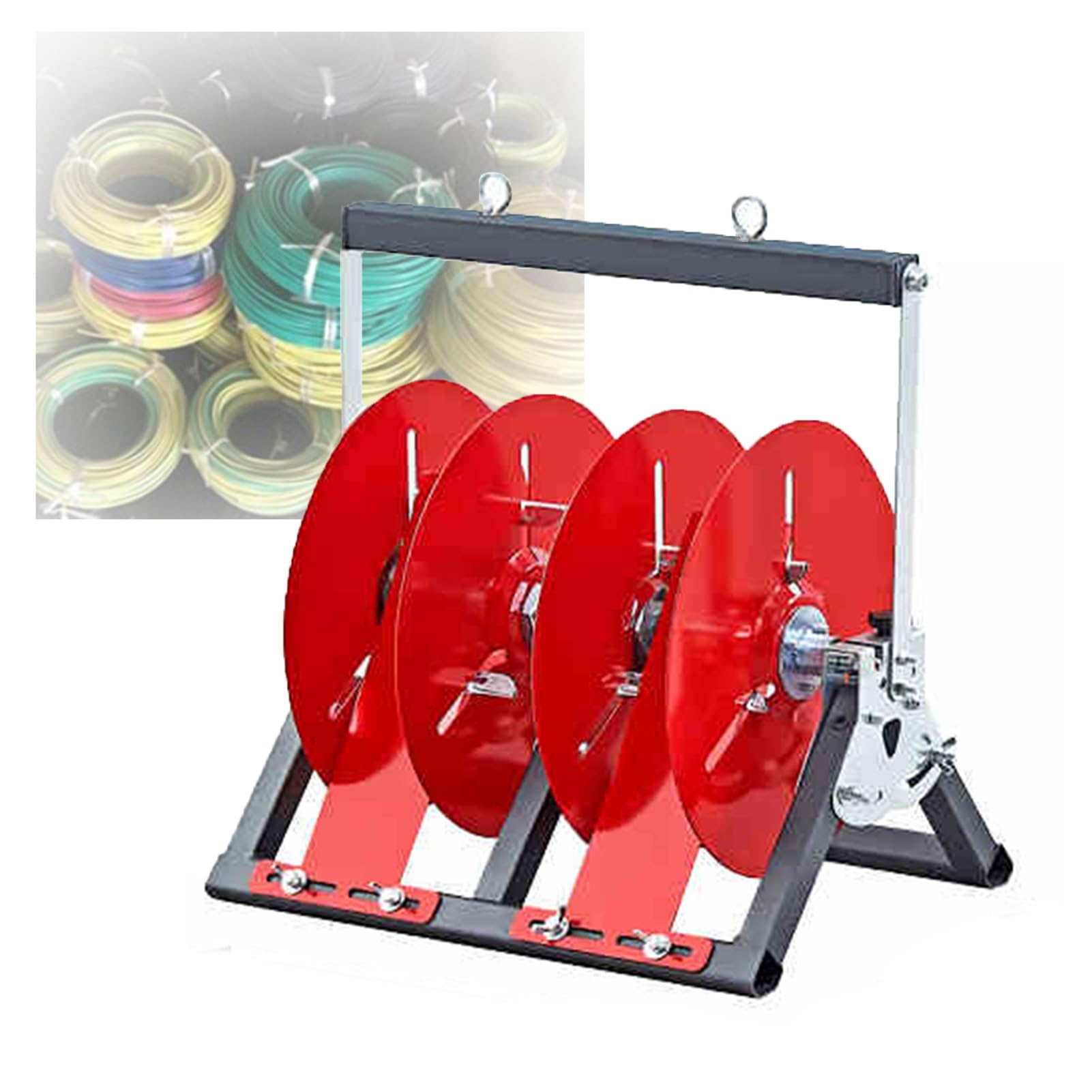 Distribuidor de cables STO Solut para paracord y mangueras con soporte de 38x35x28cm