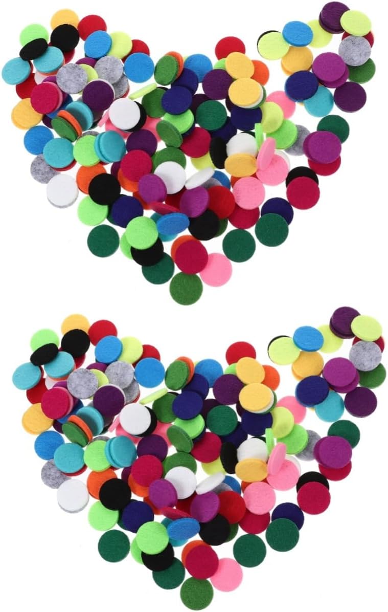 Ciieeo 2sets 170pcs Replaceable Essential Oil Diffuser Pads Compact Aromatherapy Pads for Home Use for Sensitive Skin Present for Valentine Day and Birthdays 170pcs*2