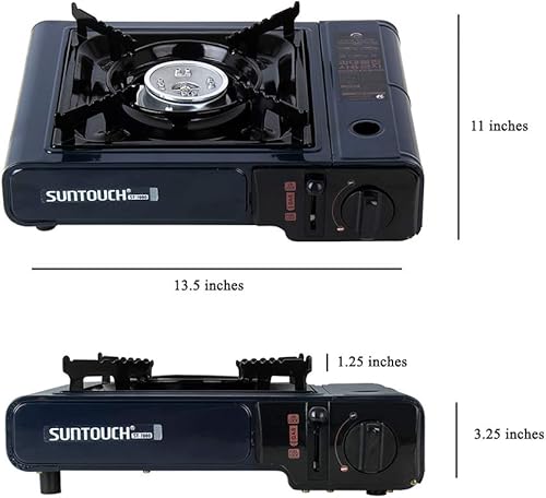 Miniatura 2 de Suntouch Estufa de gas portátil con estuche (ST-7000 azul)
