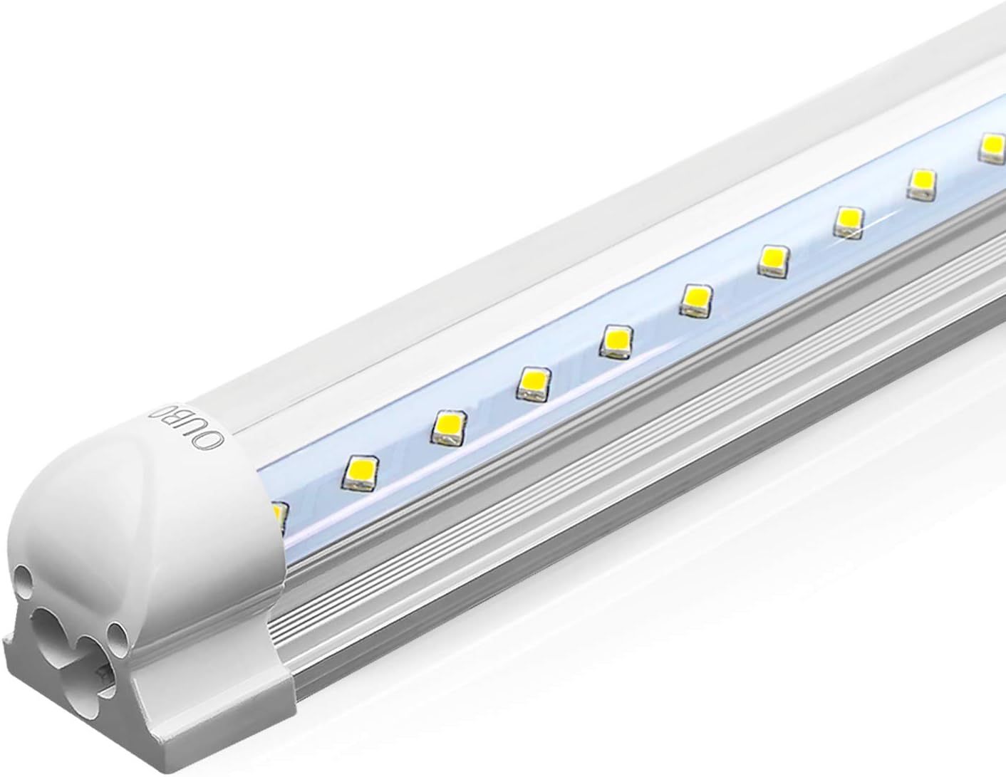 OUBO Led Tube T8 Fluorescent Light 3FT 90cm Daylight Cool White 6500K 14W 1850Lm Trasparente Cover SMD 2835 G13 230 Volts for Home, Hotel, Warehouse, Shop, Workplace