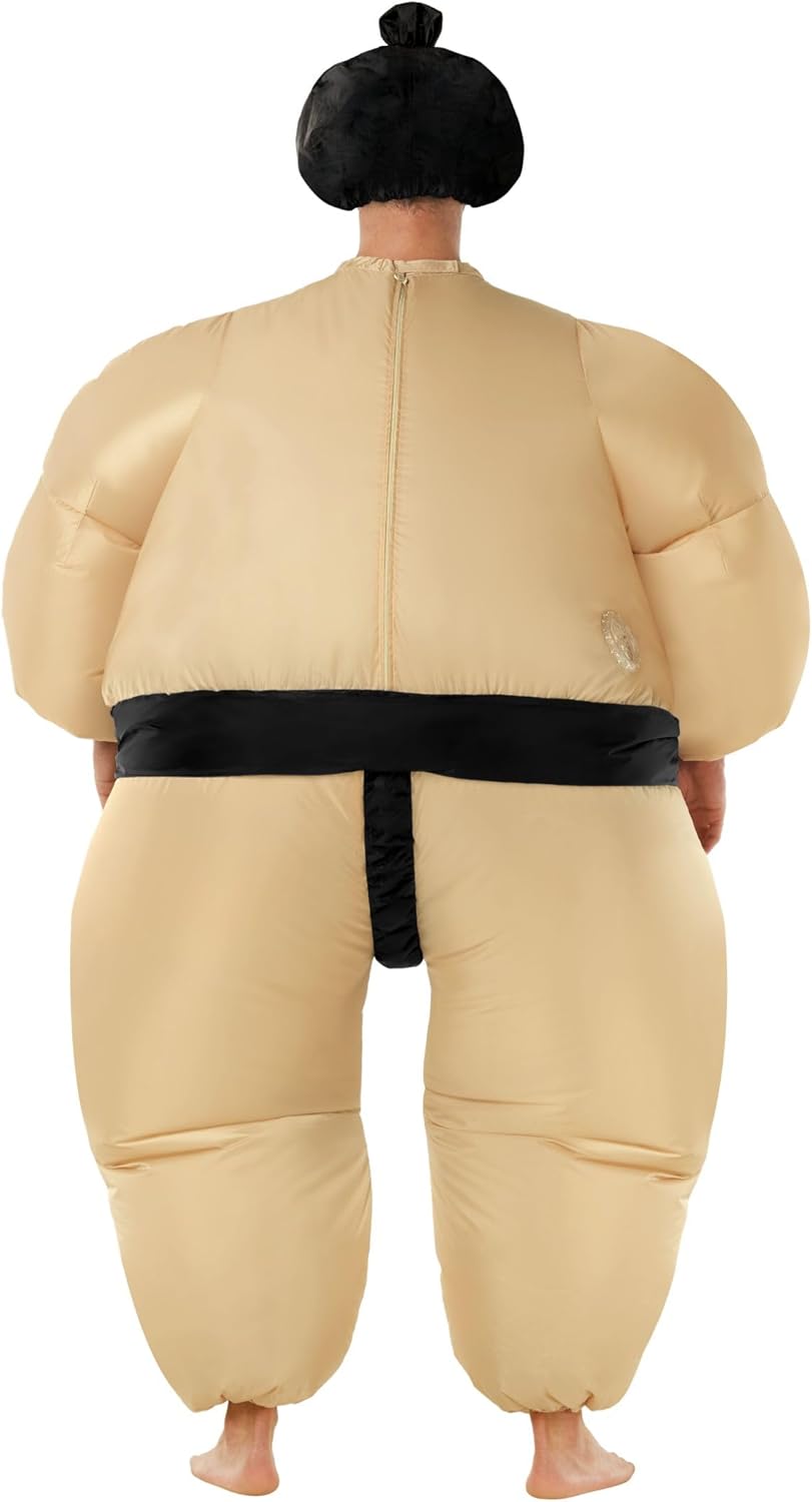 Morph Sumo Wrestler Inflatable Costume, Inflatable Sumo Costume, Blow Up Halloween Costumes For Men, Halloween Costumes Men - Image 4