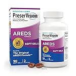 PreserVision AREDS Eye Vitamins, Multivitamin with Copper, Vitamin A, C & E, Zinc Supplements, 90 Softgels