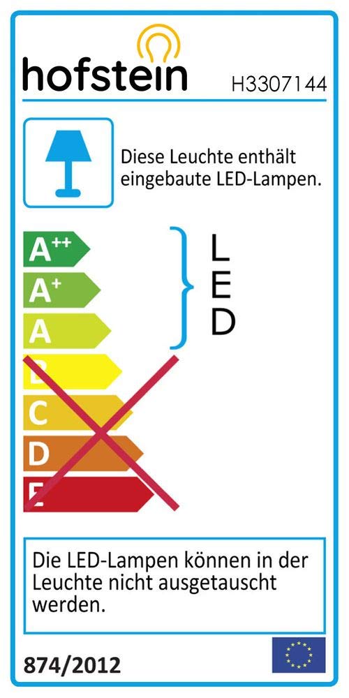 LED Stehleuchte Assuan, moderne Stehlampe aus Aluminium/Kunststoff in Chromfarben/klar, LED 36 Watt, 1400 Lumen, 3000 Kelvin, über Fernbedienung dimmbar, mit Farbwechsler, mit Fußschalter am Kabel