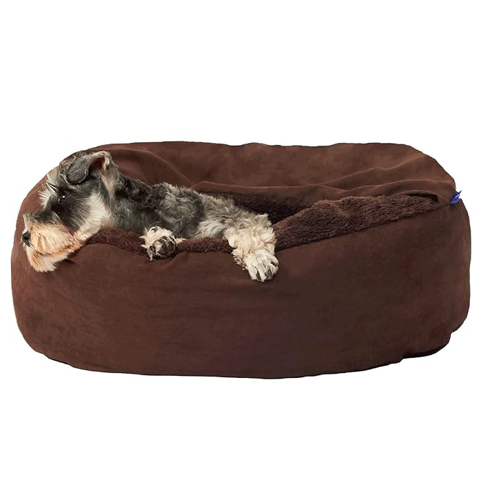 Buy MICOOYO Cozy Cave Dog Bed, Orthopedic Burrowing Dog Beds with