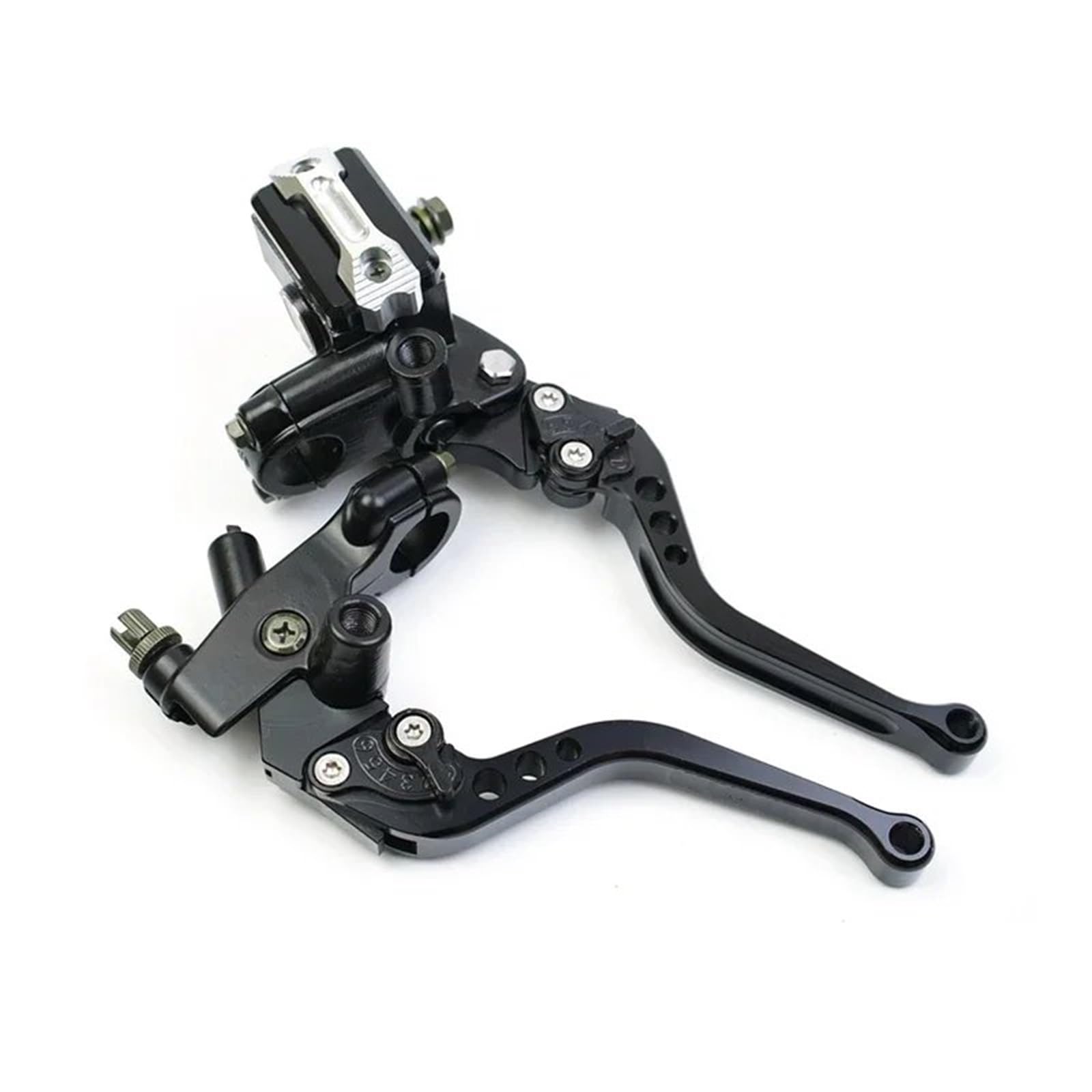 TINGYUS Motorbike Brake Lever Universal 22mm Motorcycle Brake Clutch Lever Reservoir Compatible(Black)