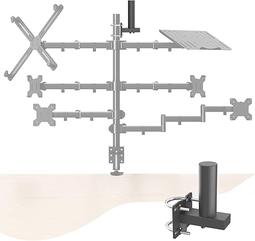 Miniatura 8 de Pholiten Kit de Adaptador de Soporte de Brazo de Monitor de Montaje VESA para Pantalla de 13 a 27 Pulgadas, 75mm o 100mm VESA