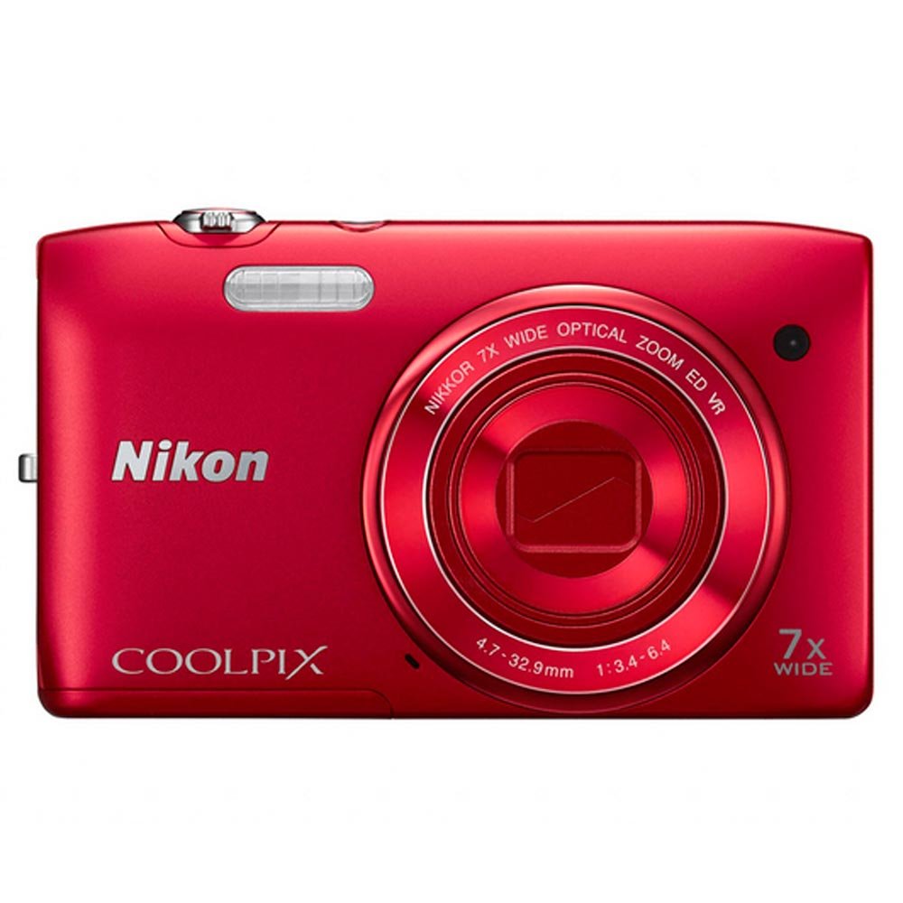 Buy Nikon Coolpix S3500 20.1MP Point and Shoot Digital Camera (Red