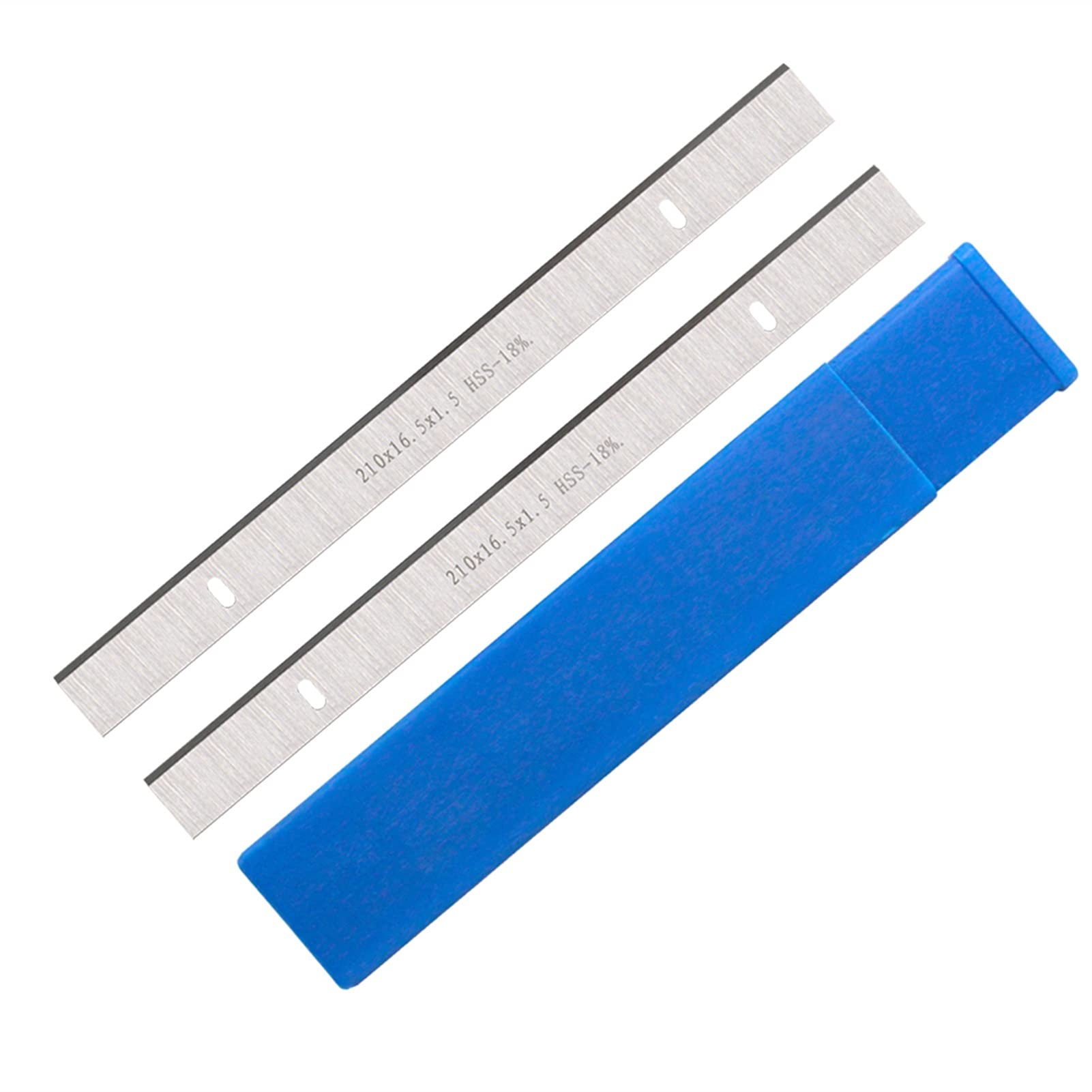Cuchillas cepilladoras Cuchillas cepilladoras, 2 Cuchillas de Madera HSS 8 ", 210x16,5x1,5 mm Espesor, Cuchillo for Einhell TH-SP 204 TC-SP ERBAUER 052 BTE