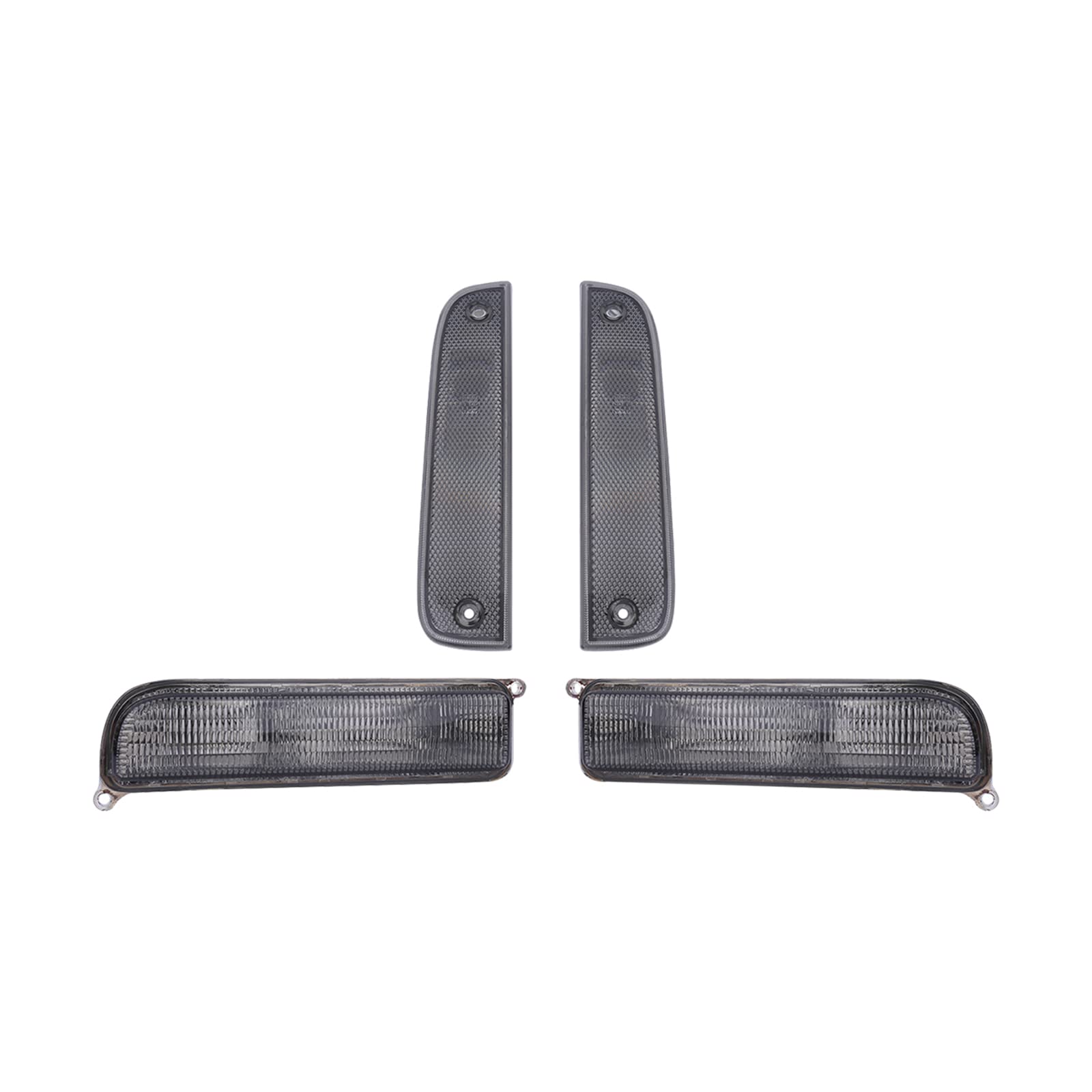 Buy Azumka Fits for Jeep 9701 XJ Signal Lights Combo Smoke Bumper