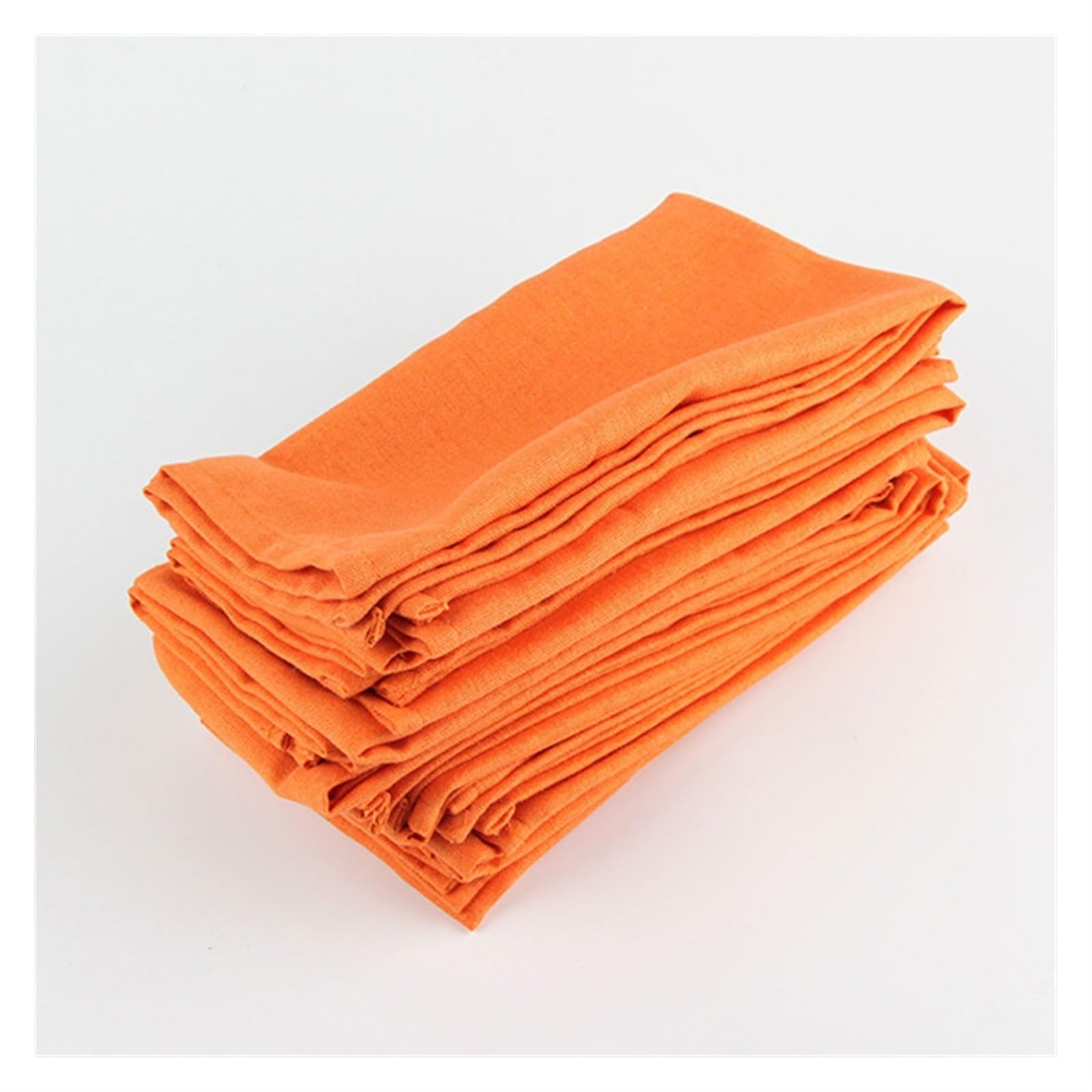 Ensemble de 12 pcs serviettes de toile de tissu 40x40cm Serviettes de draps de draps de table de linge Softemat Table à manger douce pour serviettes Tapis de table pour enfants Tissu de serviette de t