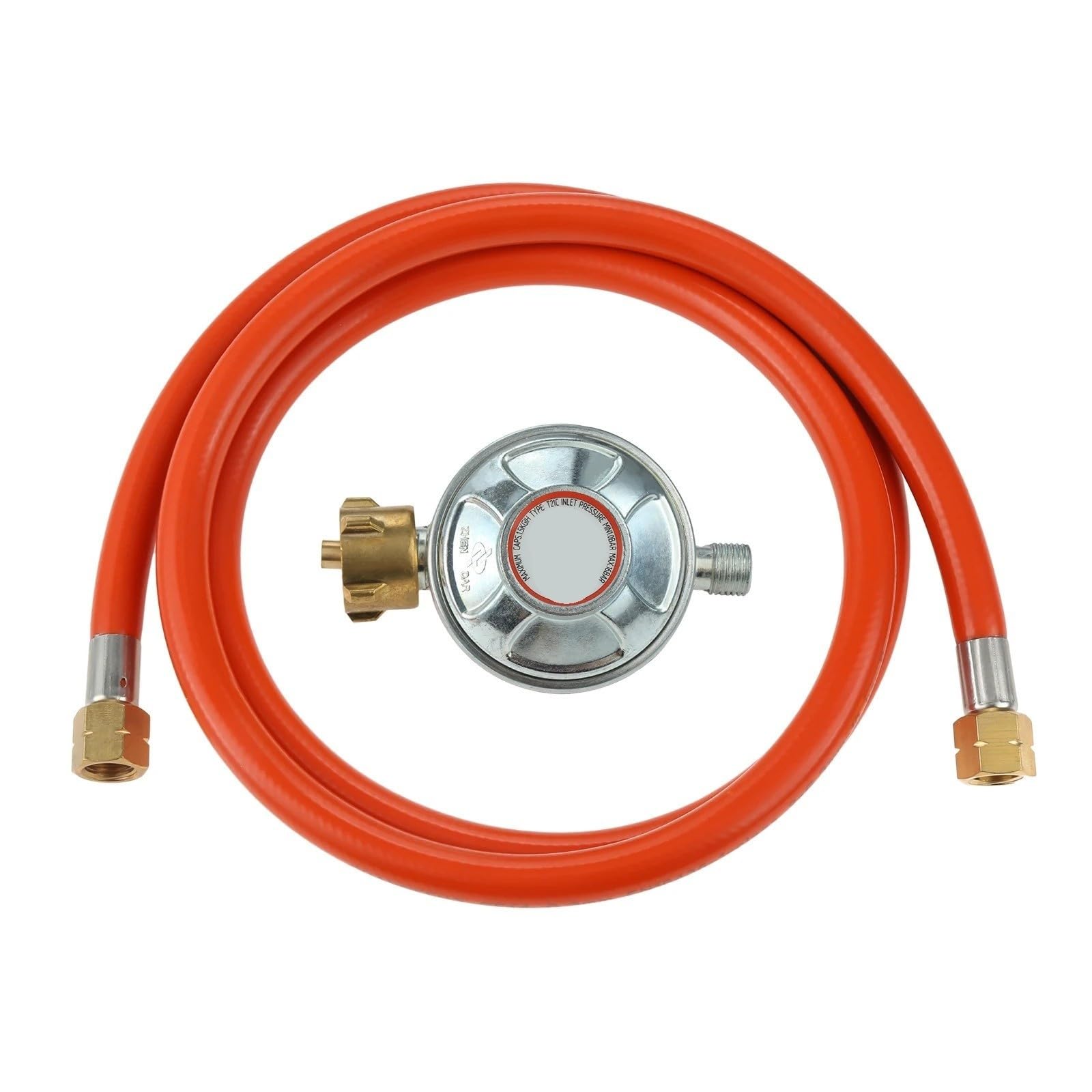 1 Juego de Manguera de Gas, 150cm/59, regulador Reductor de presión, Adaptador for Gas
