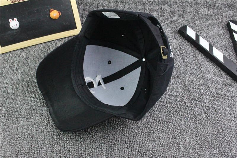 Utaly Embroidered 3 Number Dad Hat for Women Men Adjustable Streetwear Hip Hop Cap Chance-The Rapper 3 Baseball Cap Black - Image 6