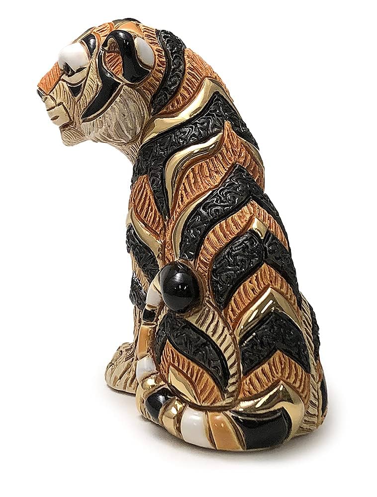 ベンガルトラの陶器　置物　動物 Amazon.co.jp: リンコナダ シベリアタイガー 親 F125B 動物 陶器