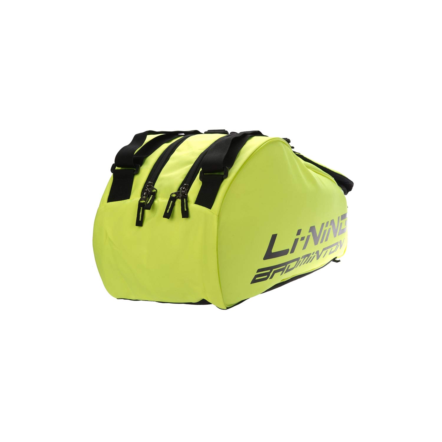 【レア】LI-NINGバドミントンラケットバッグ Amazon | LI-NING ABJN018-4 イエロー ラケットバッグ 6本用