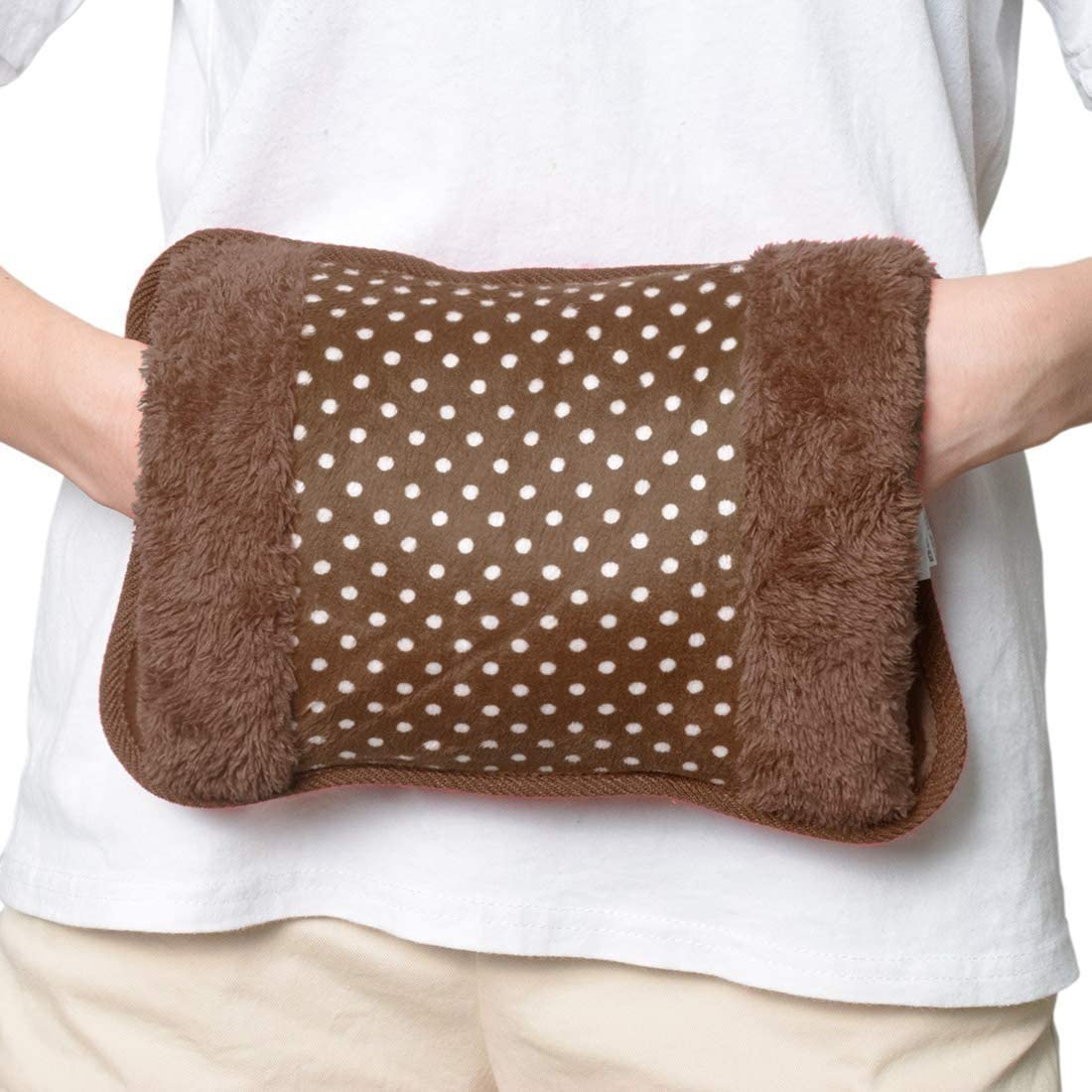 TAKASH Velvet Electric Heating Bag For Pain Relief, Heating Bag Electric, Heating Gel Pad-Heat Pouch Hot Water Bottle Bag, Electric Hot Water Bag 2