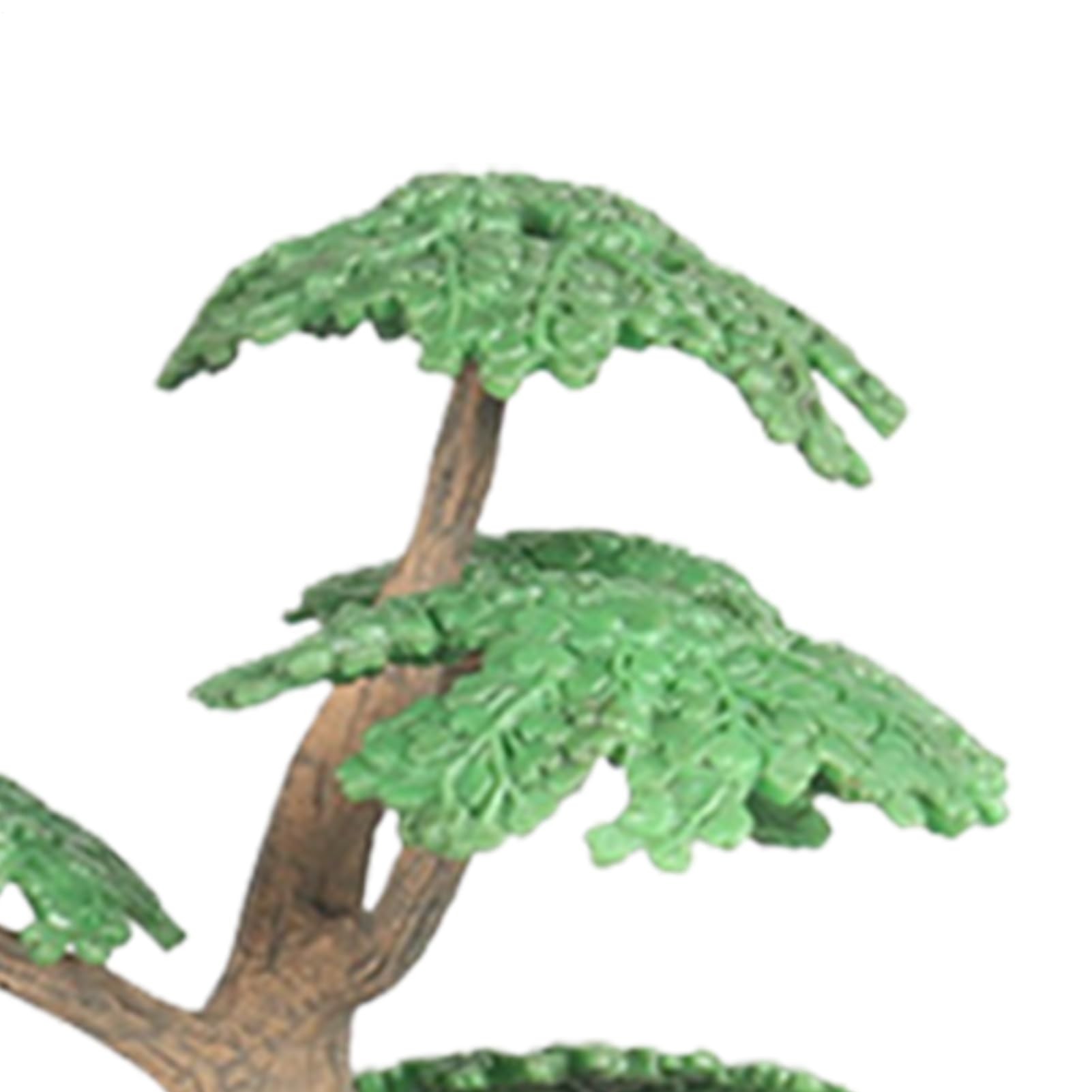 Miniaturowe Modele Drzew Siedem Sztuk Symulowanych Akcesoriów Do Krajobrazu