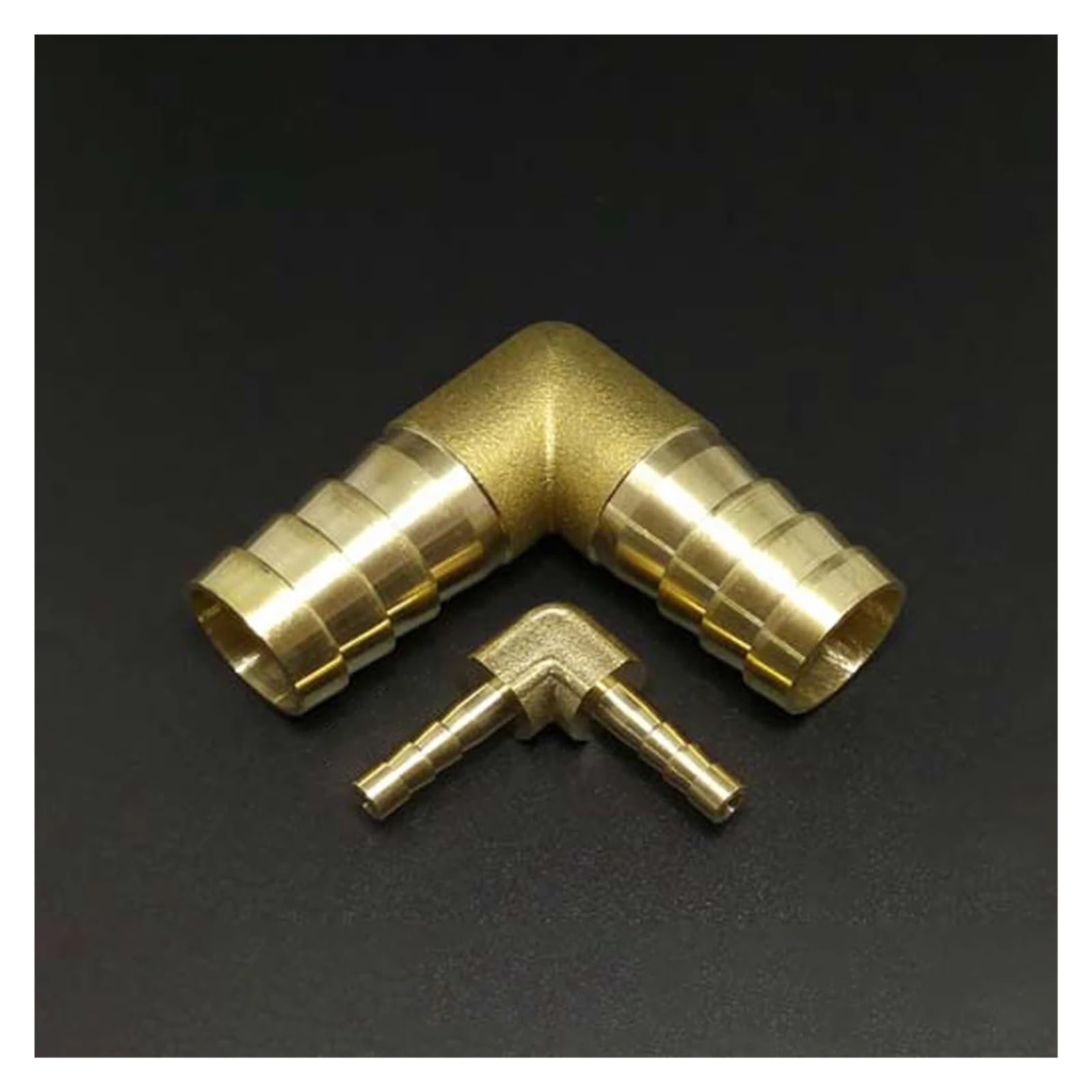 3 4 5 6 8 10 12 14 16 19 25mm espiga for manguera conector acodado de reducción igual cola adaptadores 90 grados transferencia tuberías latón combustible(25MM - 25MM-5 PCS)