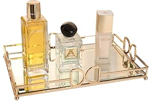 Gold Mirror Vanity Tray: A Luxurious Touch for Your Vanity!