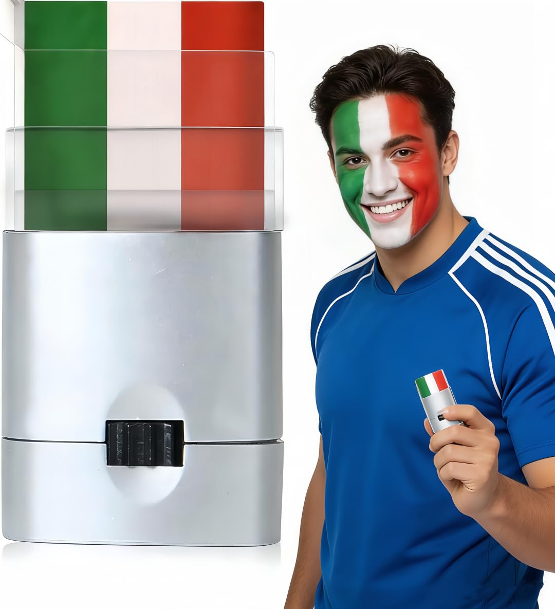 Face Paint Stick - Washable Skin Safe Body Paint for Sports Events & Parties green