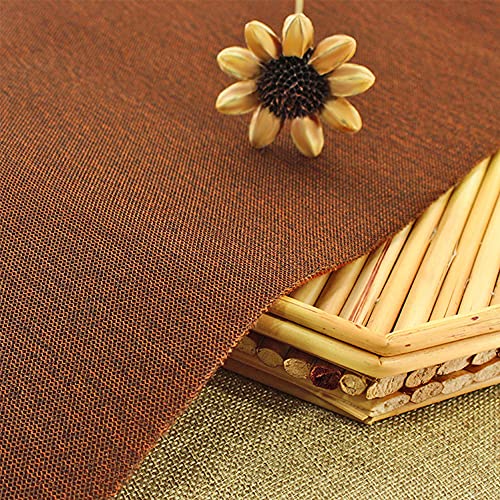 Flushbay Speaker Grill Cloth Brown Speaker Fabric Cover Material Vintage Dustproof Home Speakers/Media Cabinet/Stage Speakers/Ktv Boxes Repair Fabric 19.7"X61.02" (Light Brown) #TOP6