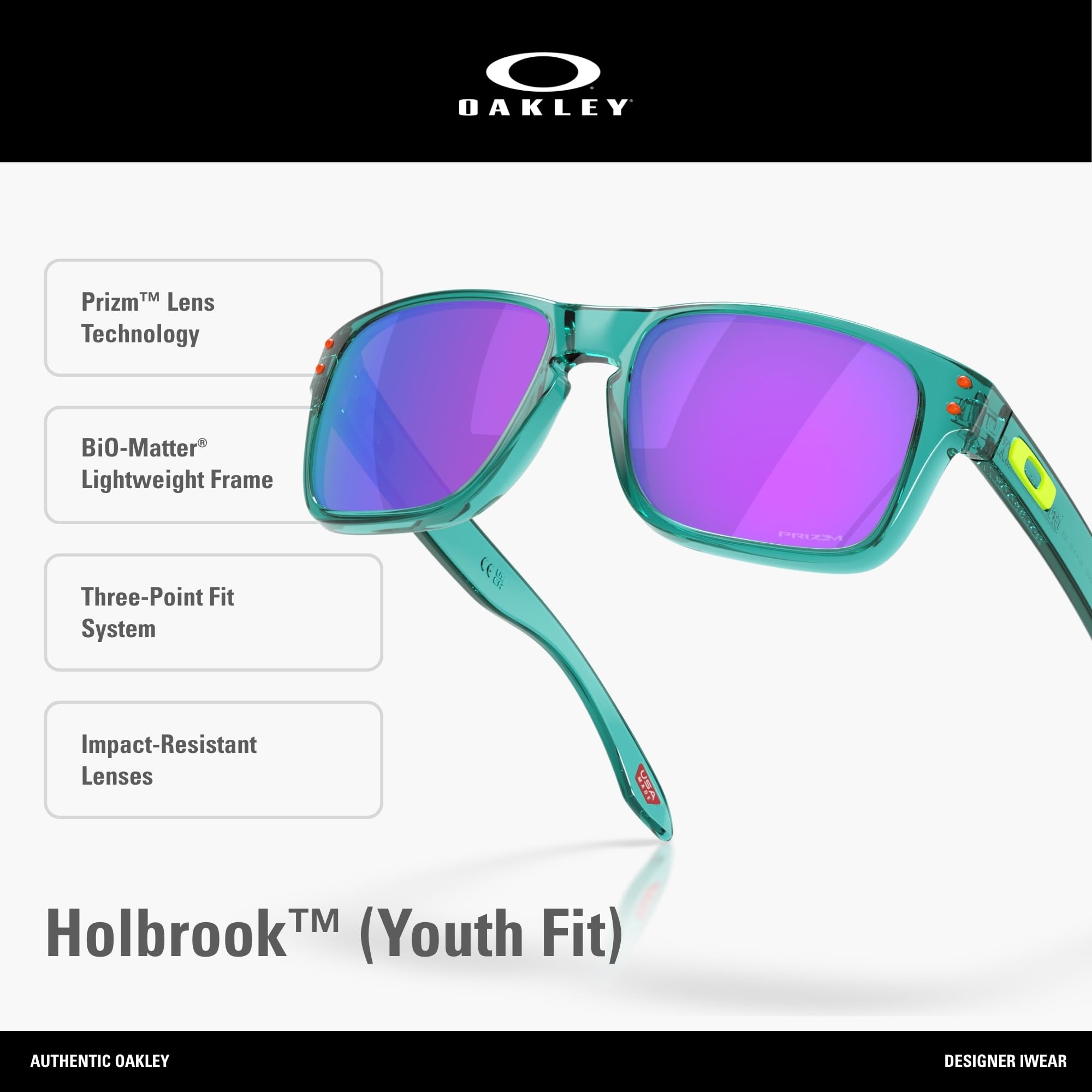 Oakley Oj9014 Holbrook XXS - Gafas de sol rectangulares
