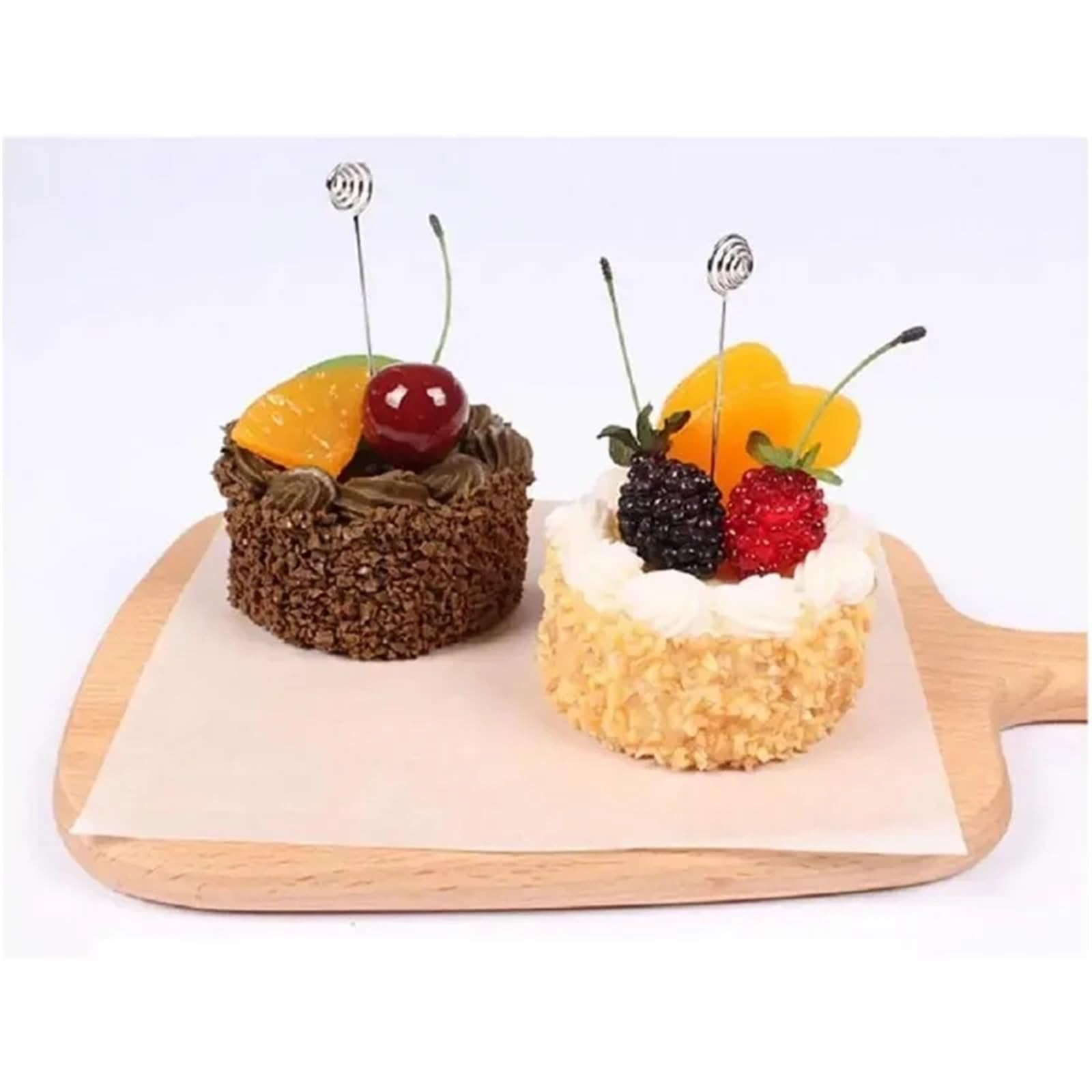 papier cuisson Rouleau de papier sulfurisé for la cuisson avec coupe-dents, à friteuse air, du pain vapeur(20m wood)