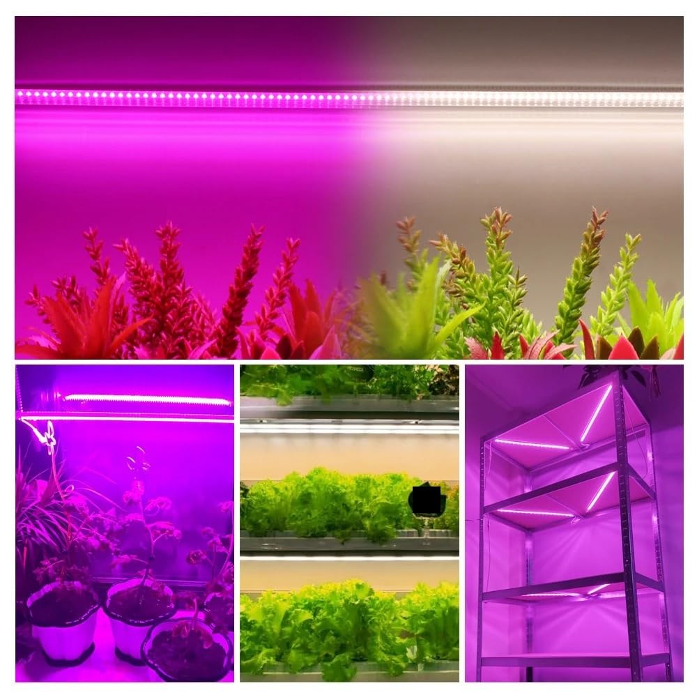 LED indoor plant growth lamp full spectrum flower and succulent potted cultivation,Économie d'énergie(4000K,Set)