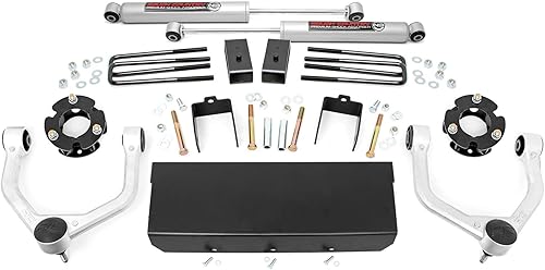 Rough Country Kit de elevación de 3 pulgadas con amortiguadores N3 para Titan XD 2WD/4WD 2016-2024 - 83630