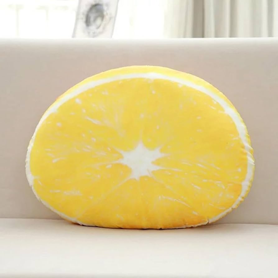 Amazon.co.jp: レモン ぬいぐるみ 抱き枕 クッション おもちゃ リアル