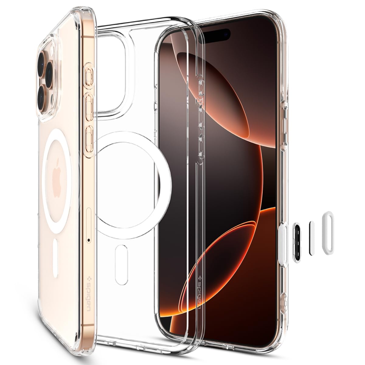 Spigen Ultra Hybrid T MagFit Back Cover Case Compatible with iPhone 16 Pro Max (TPU + Poly Carbonate | White) Spigen Ultra Hybrid T MagFit Back Cover Case Compatible with iPhone 16 Pro Max (TPU + Poly Carbonate | White)