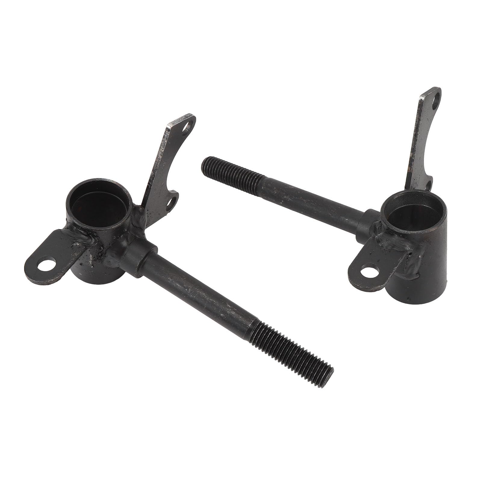 Bewinner Paire d'axes de Fusée de Direction de Roue Avant de 10 Mm, Alliage d'acier Haute Résistance avec Filetage M12, Compatibles pour les Quads Go Kart ATV de Moins de 110