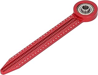 Respicefinem Woodworking Compass Scriber Aluminum Alloy 360 Degree Rotating Circular Drawing Tool Ideal for Carpenter Scribe with Broad Measuring Range Circle Drawing Function