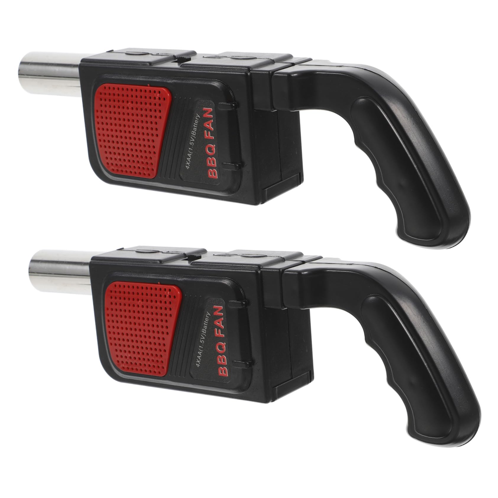 SHINEOFI 2 pezzi Soffiatore Elettrico Portatile per Barbecue Strumento Soffietto Maneggevole per Accensione con Batteria Aa per Campeggio e Grigliate Outdoor