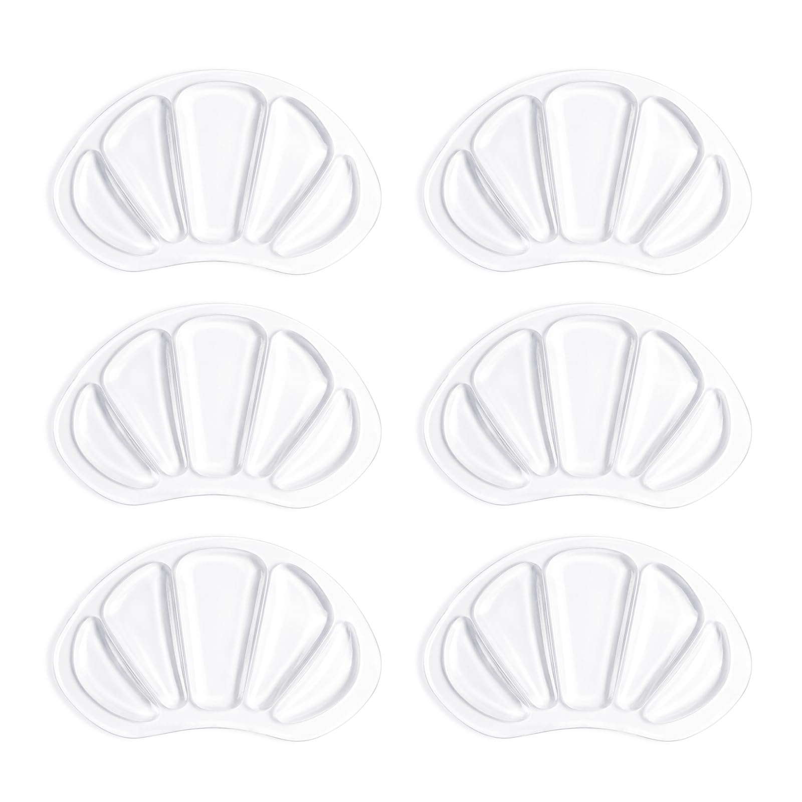 3 PARES de taloneras de gel para zapatos, almohadillas autoadhesivas para talones, transparentes e invisibles, protector de talon, plantillas antideslizantes contra rozaduras y ampollas