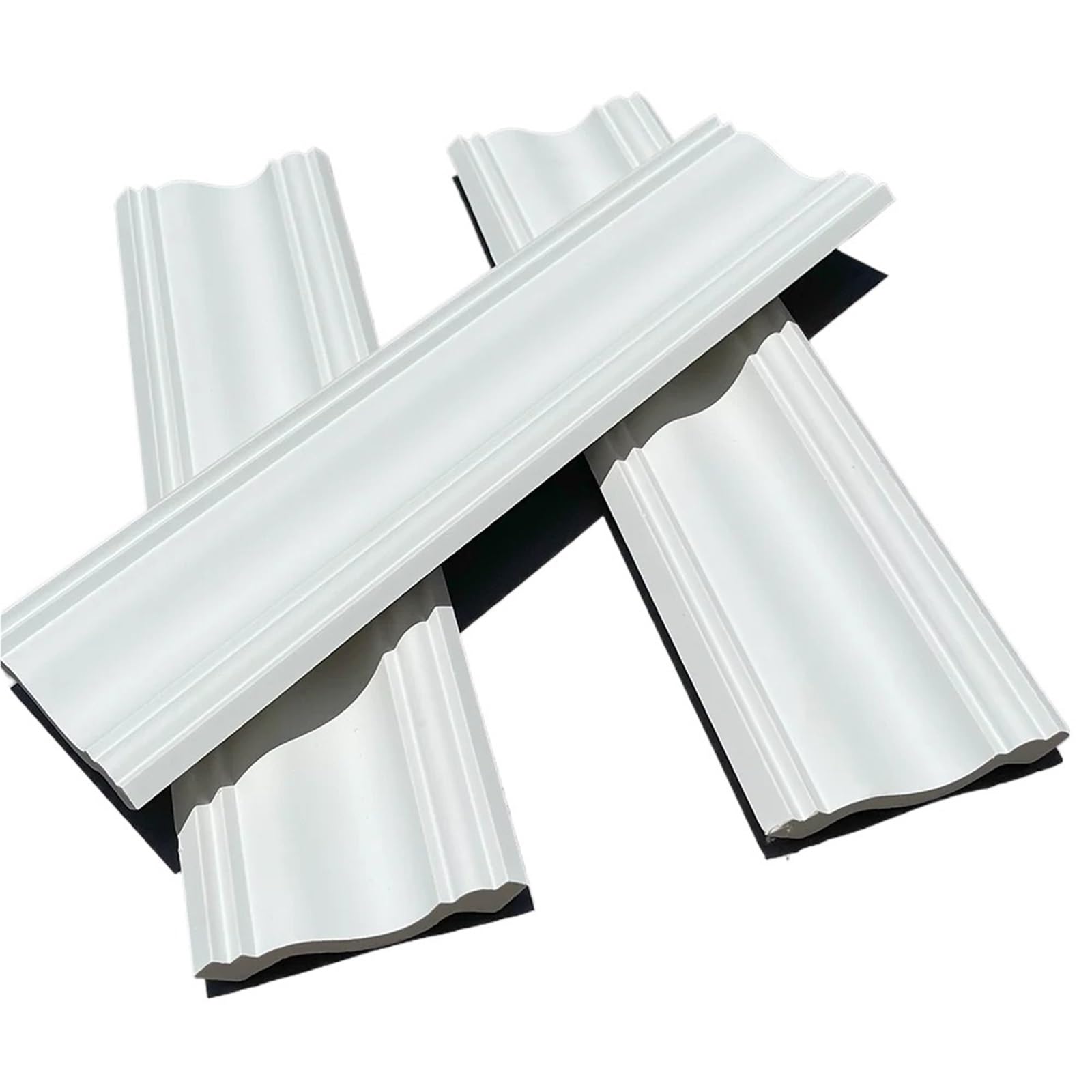 18 pezzi di decorazione in materiale gesso imitazione linea angolare for soffitto in PU