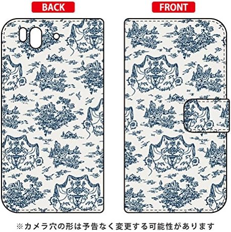 SECOND SKIN Flip Smartphone Case Sindee Toile De Jouy/for Xperia Z SO-02E/docomo DSO02E-IJTC-401-LIZ8